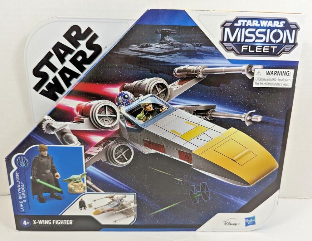 Star Wars Mission Fleet Luke Skywalker and Grogu X-Wing Fighter (F3789) NIB